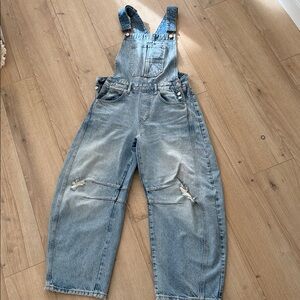 We the free people good luck barrel overalls stunning color can